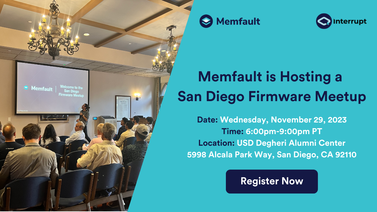 San Diego Firmware Meetup Q42023